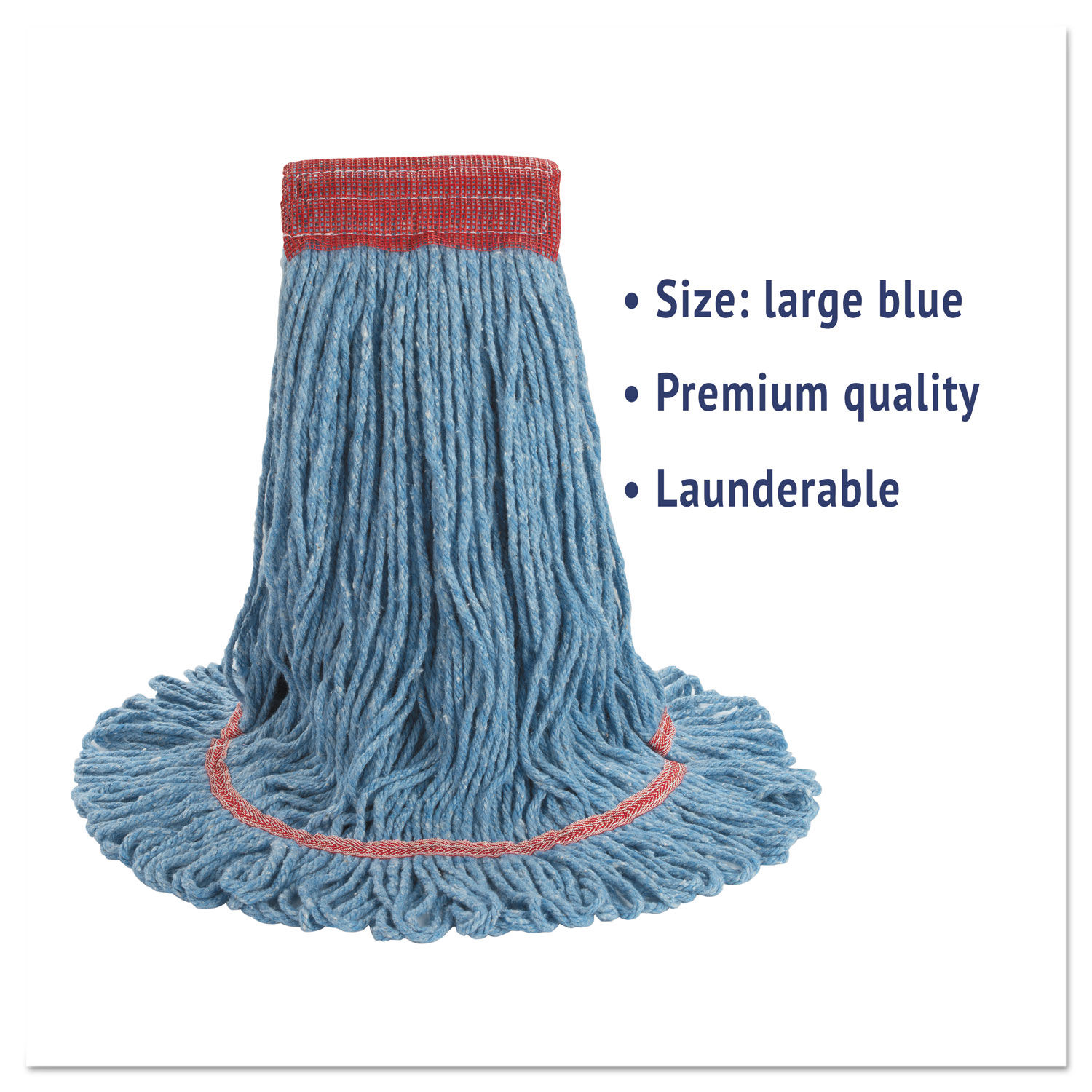 Super Loop Wet Mop Head by Boardwalkandreg; BWK503BLCT