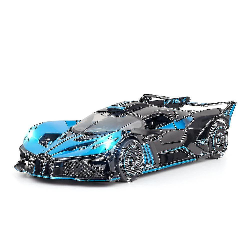 For Bugatti Bolide Supercar Metal Vehicle Racing Toys For Boys 1:24 Alloy Car Diecast High