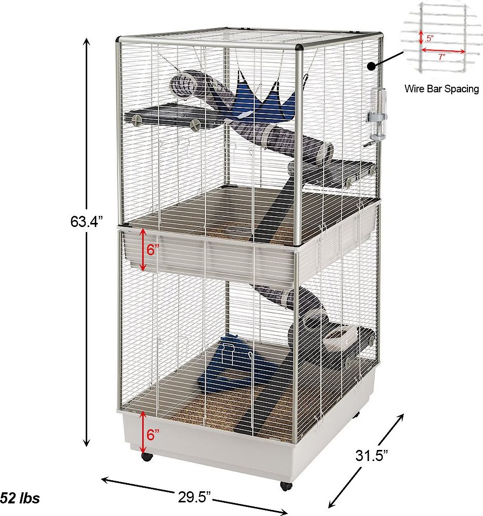 Ferplast Two-Story Tower Ferret Cage