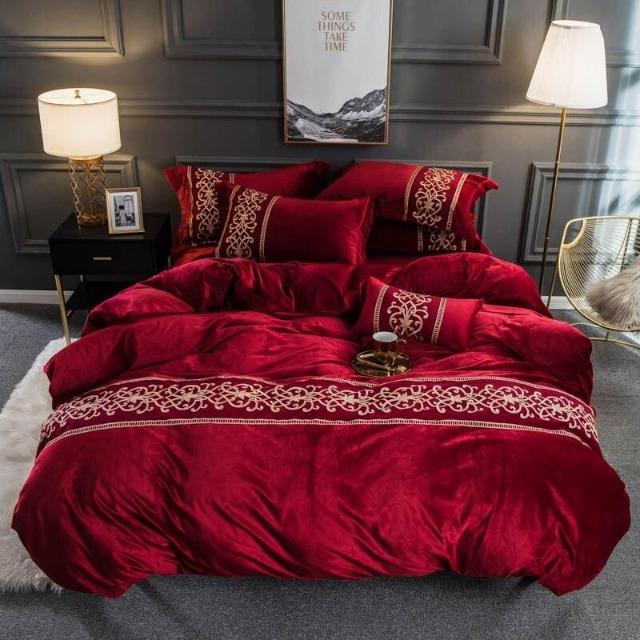 Tawney - Velvet Duvet Cover Set