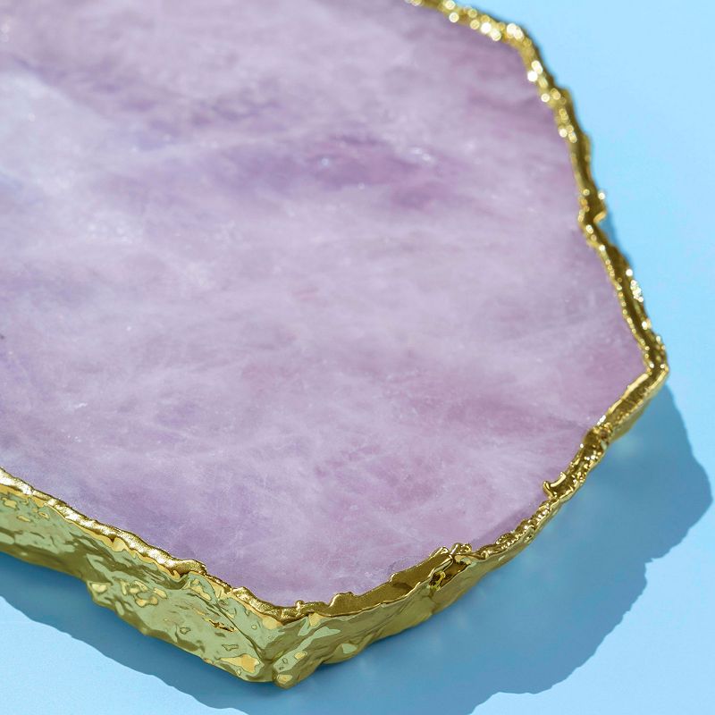 Dazzle Rose Quartz Cheese Board