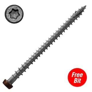 DeckLok #10 x 2-34 in. Star Drive Self-Countersinking Flat Head ACQ Compatible Fire Pit Composite Deck Screws (350 per Pack) CD234FP350