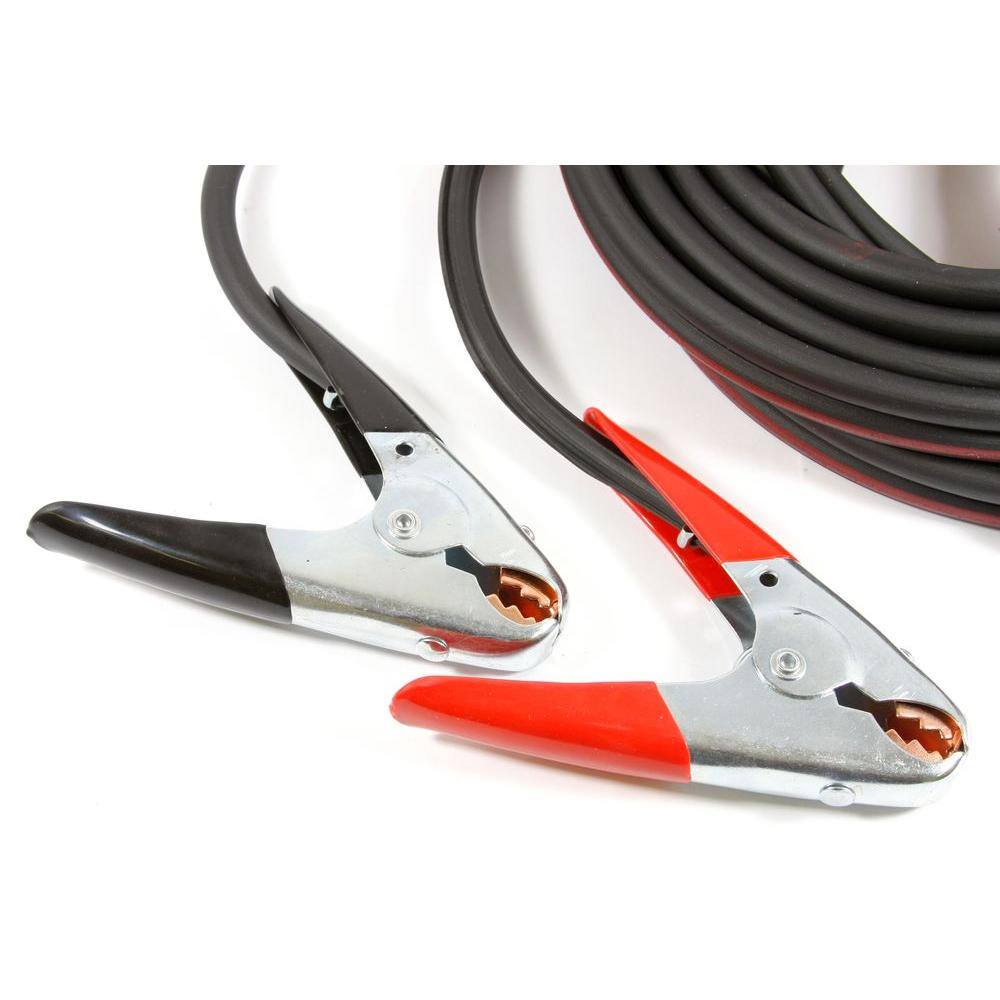 Forney 25 ft. 4-Gauge Twin Cable Heavy Duty Battery Jumper Cables 52873