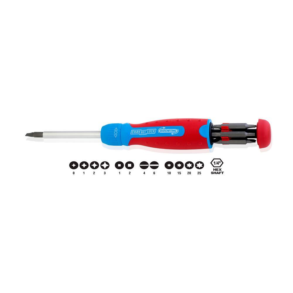 Channellock 13 N' 1 Racheting Screwdriver CODE BLUE at Grip 131CB