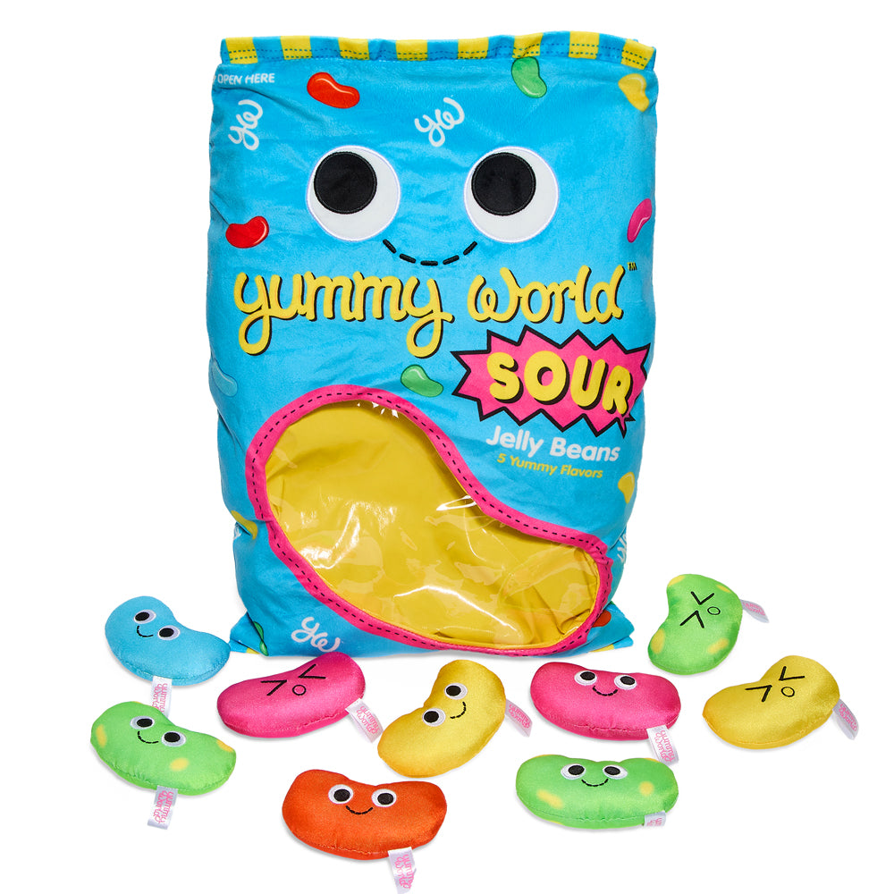 Yummy World Sour Jelly Beans XL Interactive Plush