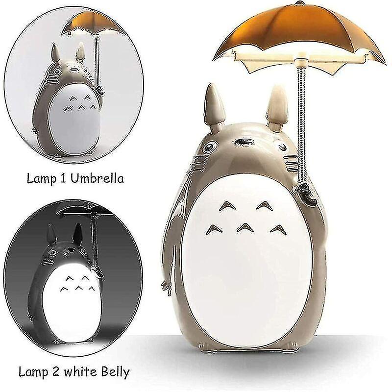 Totoro Led For Kids， Recharable Usb Reading Table Lamp， ， Cute Animal， Boys And Girls Rat