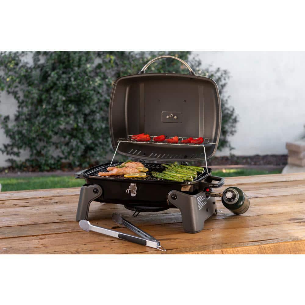 Nexgrill 1Burner Portable Propane Gas Table Top Grill in Black