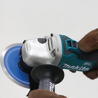 Makita 18V LXT Lithium-Ion Brushless Cordless 4-12  5 in. Cut-OffAngle Grinder with Electric Brake (Tool Only) XAG09Z