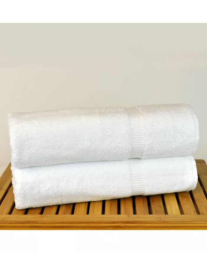 BC Bare Cotton Luxury Hotel Spa Towel Turkish Bath Sheets Set of 2