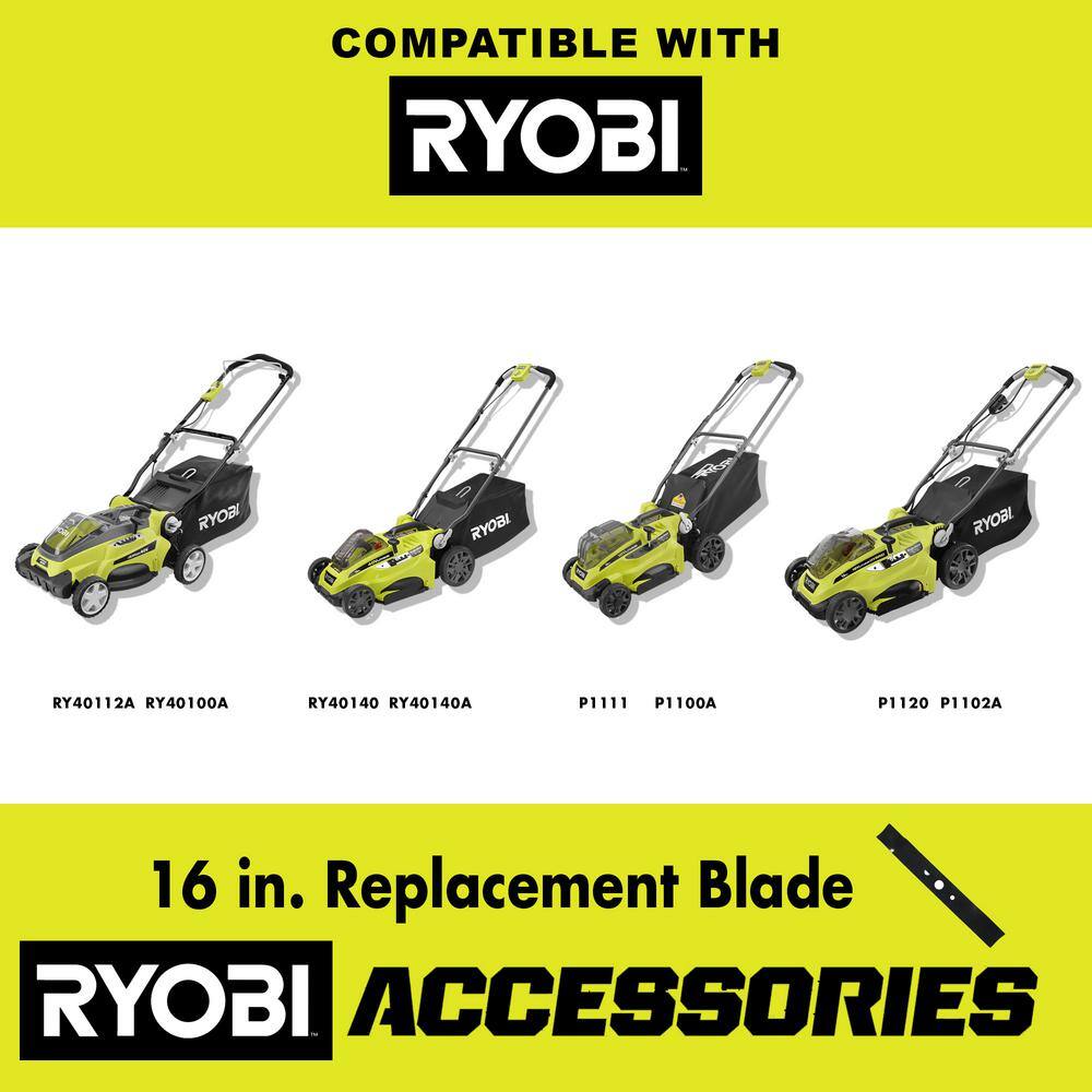 RYOBI 16 in. Replacement Blade for 40V and 18V Lawn Mower AC04154