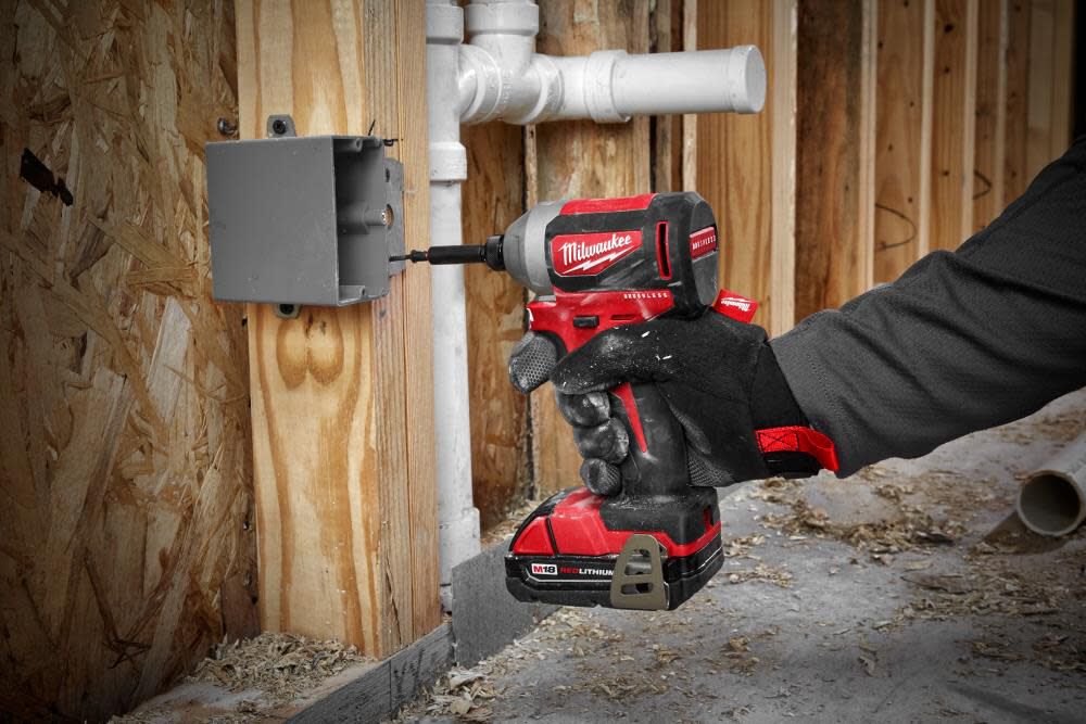 Milwaukee M18 Compact Brushless 1/4 in. Hex Impact Driver Reconditioned 2850-80 from Milwaukee