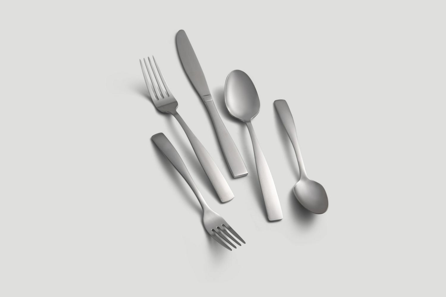 Cambridge Silversmiths Revive Satin 77-Piece Expanded Flatware Set， Service for 12