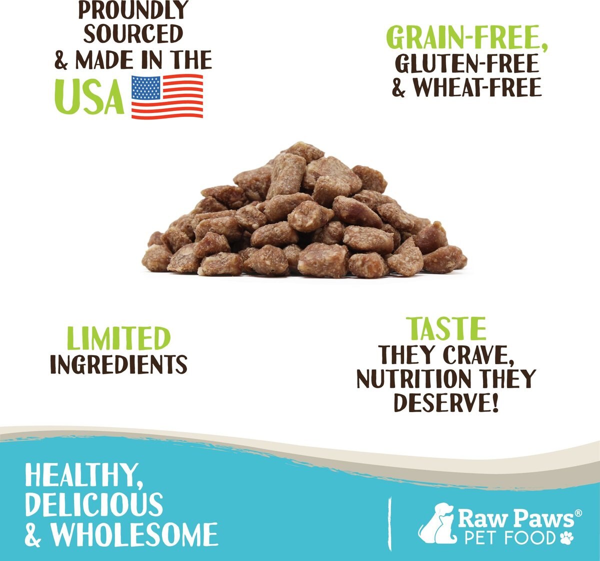 Raw Paws All Natural Freeze-Dried Grass-Fed Beef Recipe Dog and Cat Treats