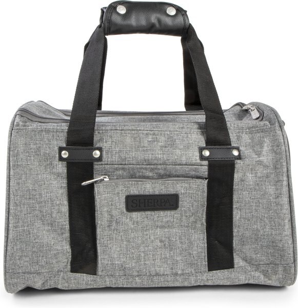 Sherpa  Element Airline Approved Dog and Cat Carrier， Medium， Gray