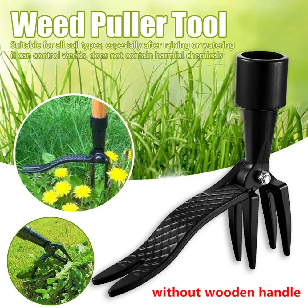 Weeding Head Replacement Metal Stand Up Weed Puller Head Gardening Digging Weeder Removal Accessory Landscaping Lawn Supplies