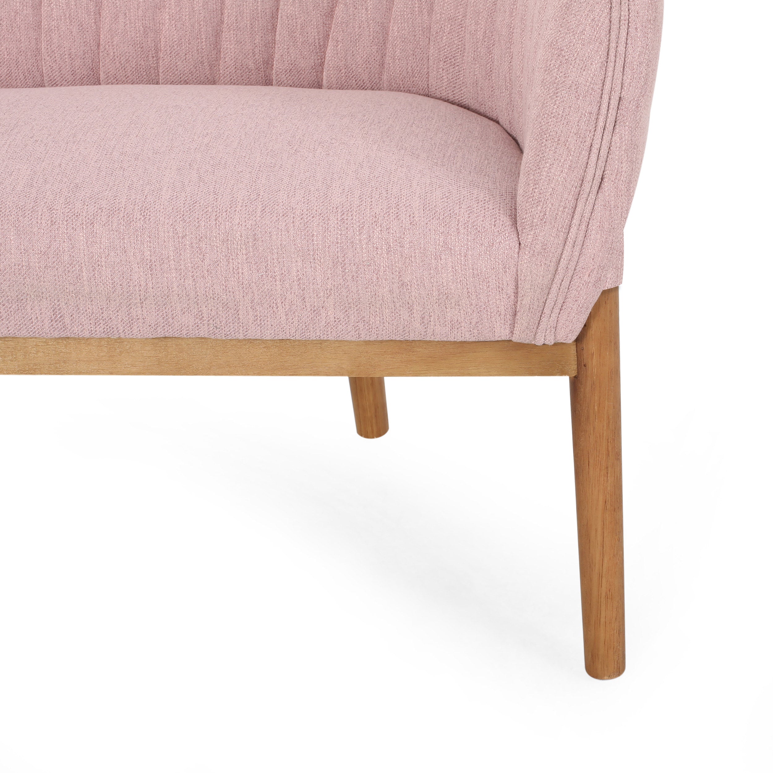 Deborah Mid-Century Fabric Settee