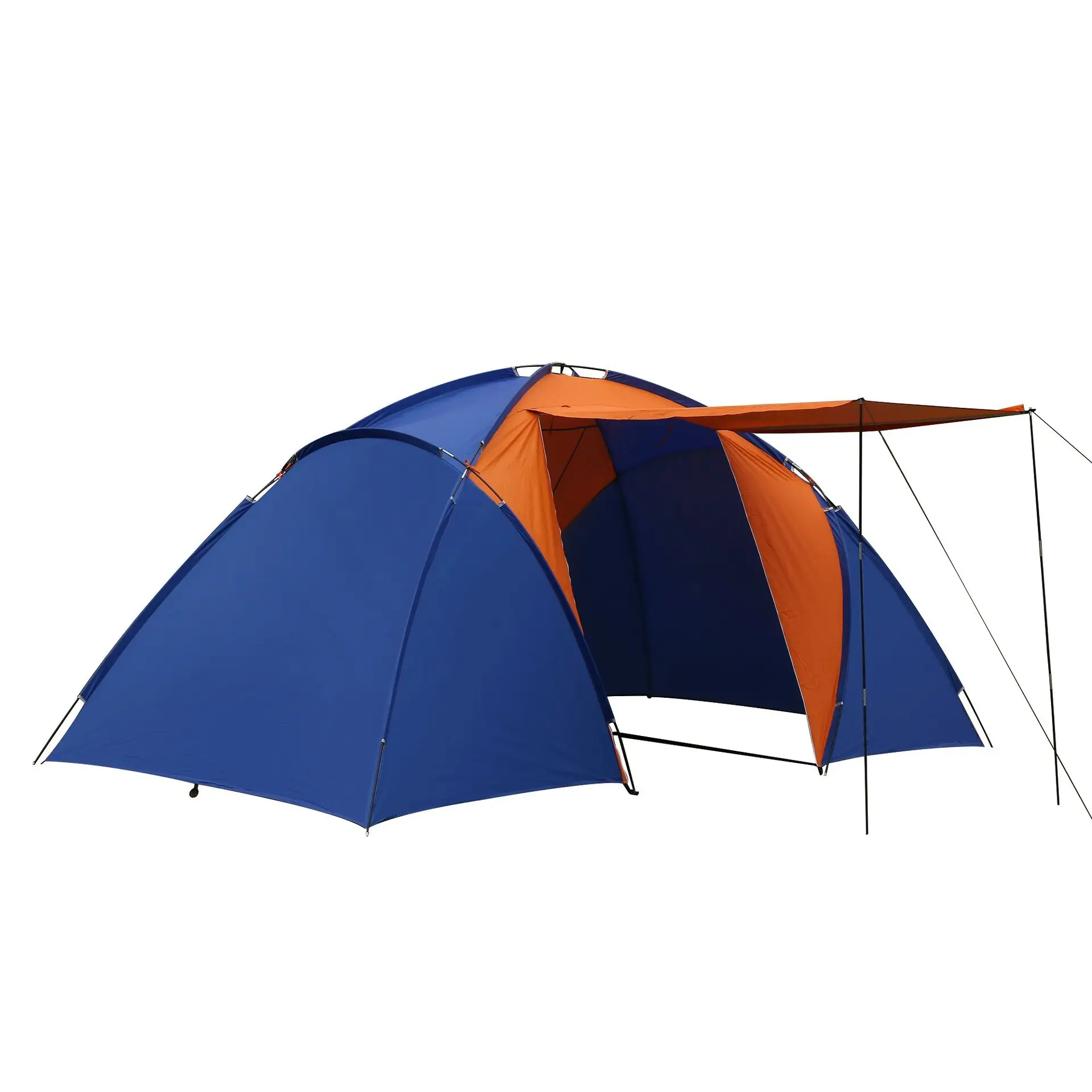 5 8 Person Double Layer Waterproof Two Bedroom Hiking Fishing Hunting Outdoor Family Camping Tent