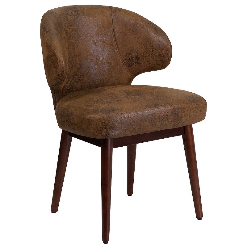 Flash Furniture Comfort Back Series LeatherSoft Side Reception Chair