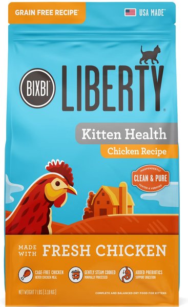 BIXBI Liberty Kitten Health Chicken Recipe Grain-Free Dry Cat Food