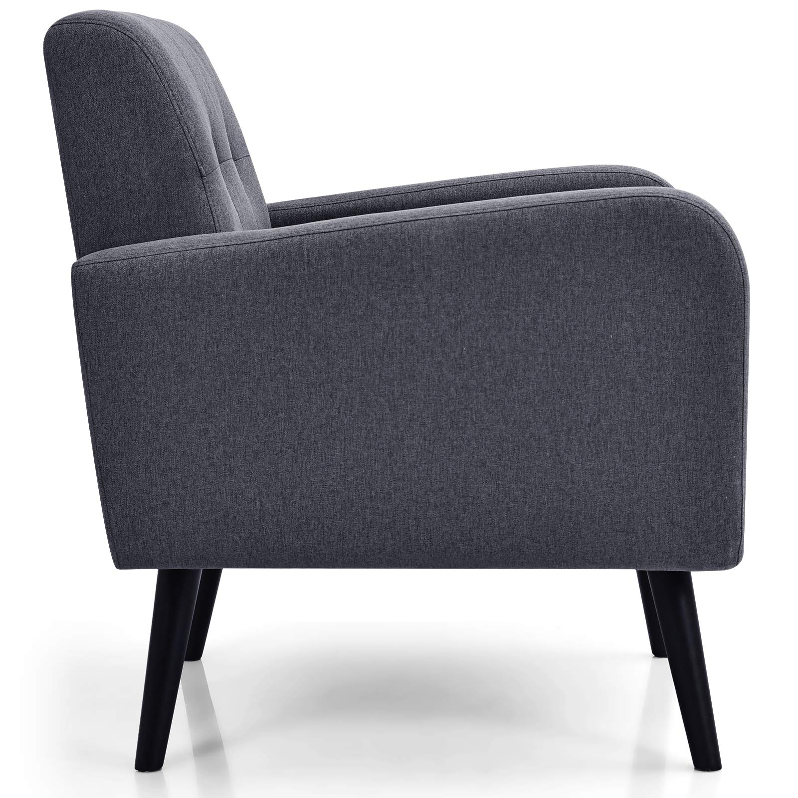 Giantex Set of 2 Modern Upholstered Accent Chairs