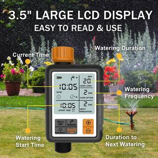 Cubilan Programmable Water Timer Digital IrrigationSprinkler Timer for Garden Lawns Pool Water Hose Timer B0BND49ZW8