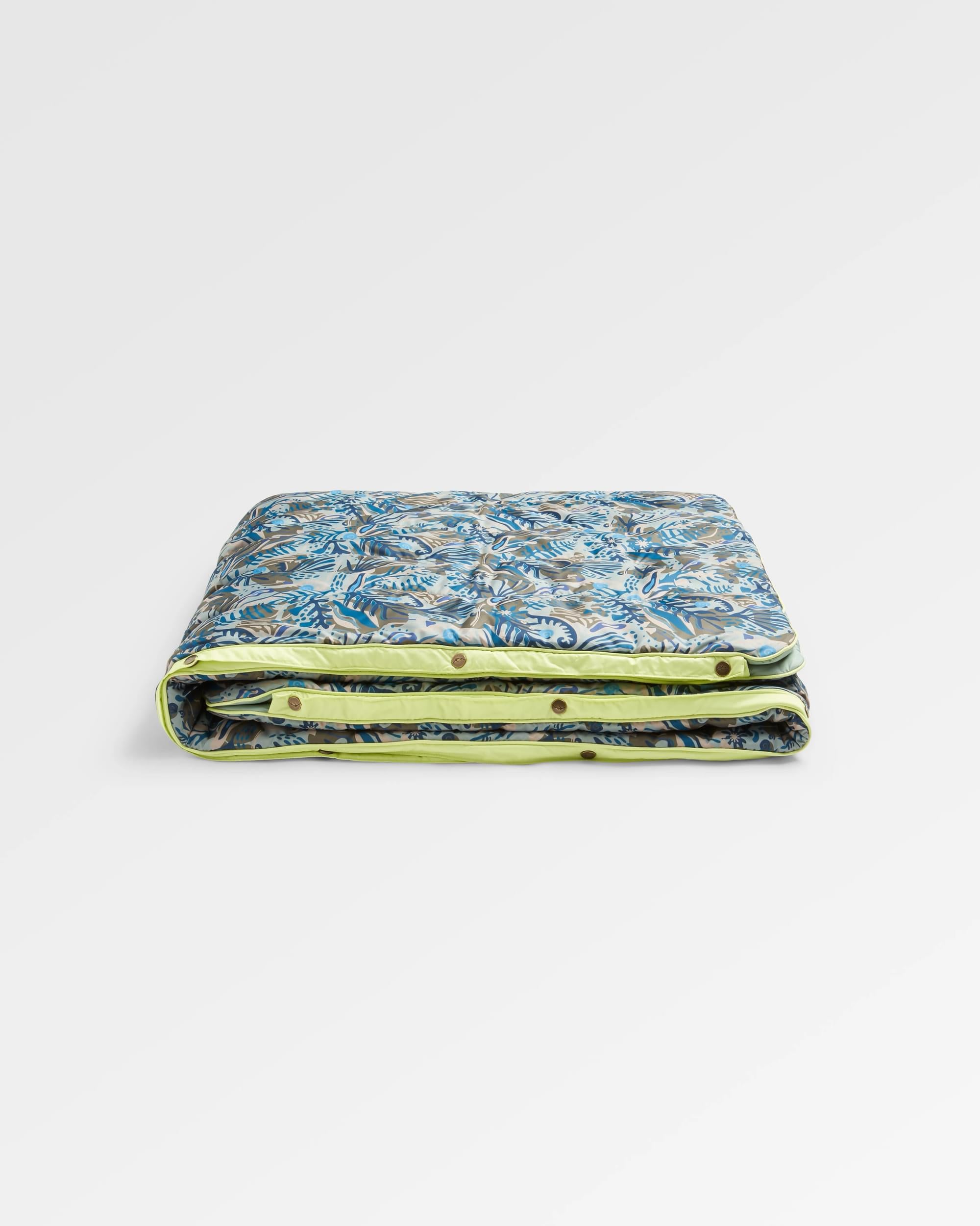 Van Recycled Ripstop Blanket - Abstract Seaweed Pistachio