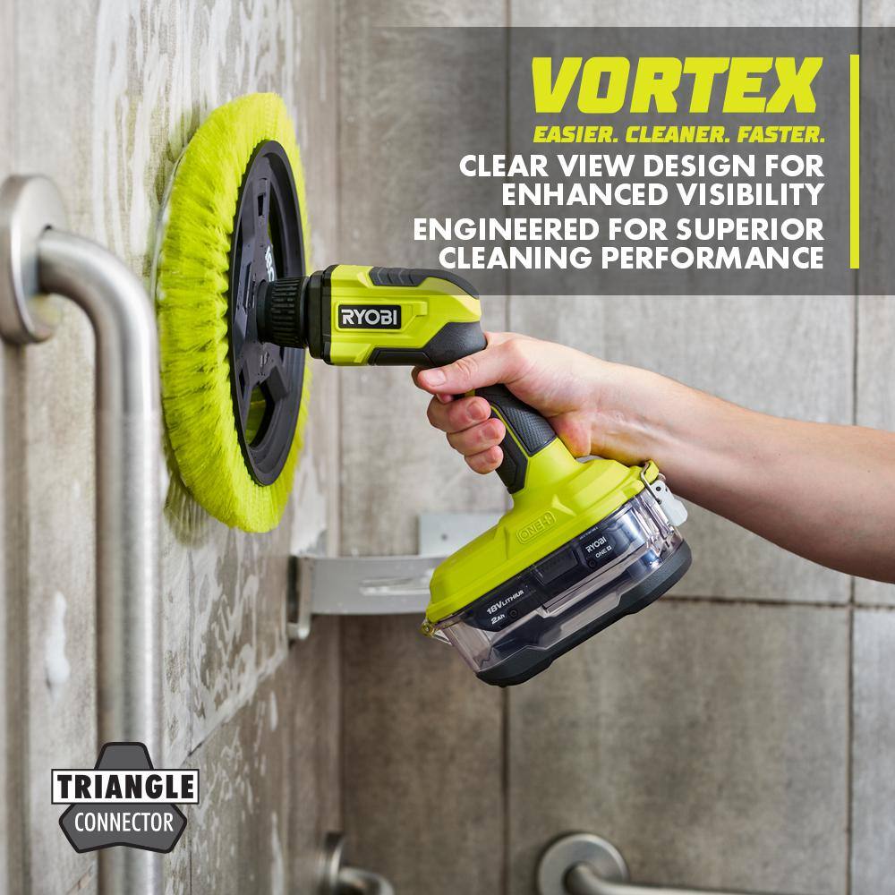 RYOBI 11 in. VORTEX Medium Bristle Brush A95MRB11