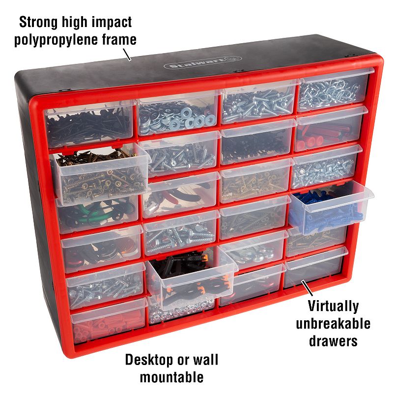 Fleming Supply 24 Drawer Storage Cabinet