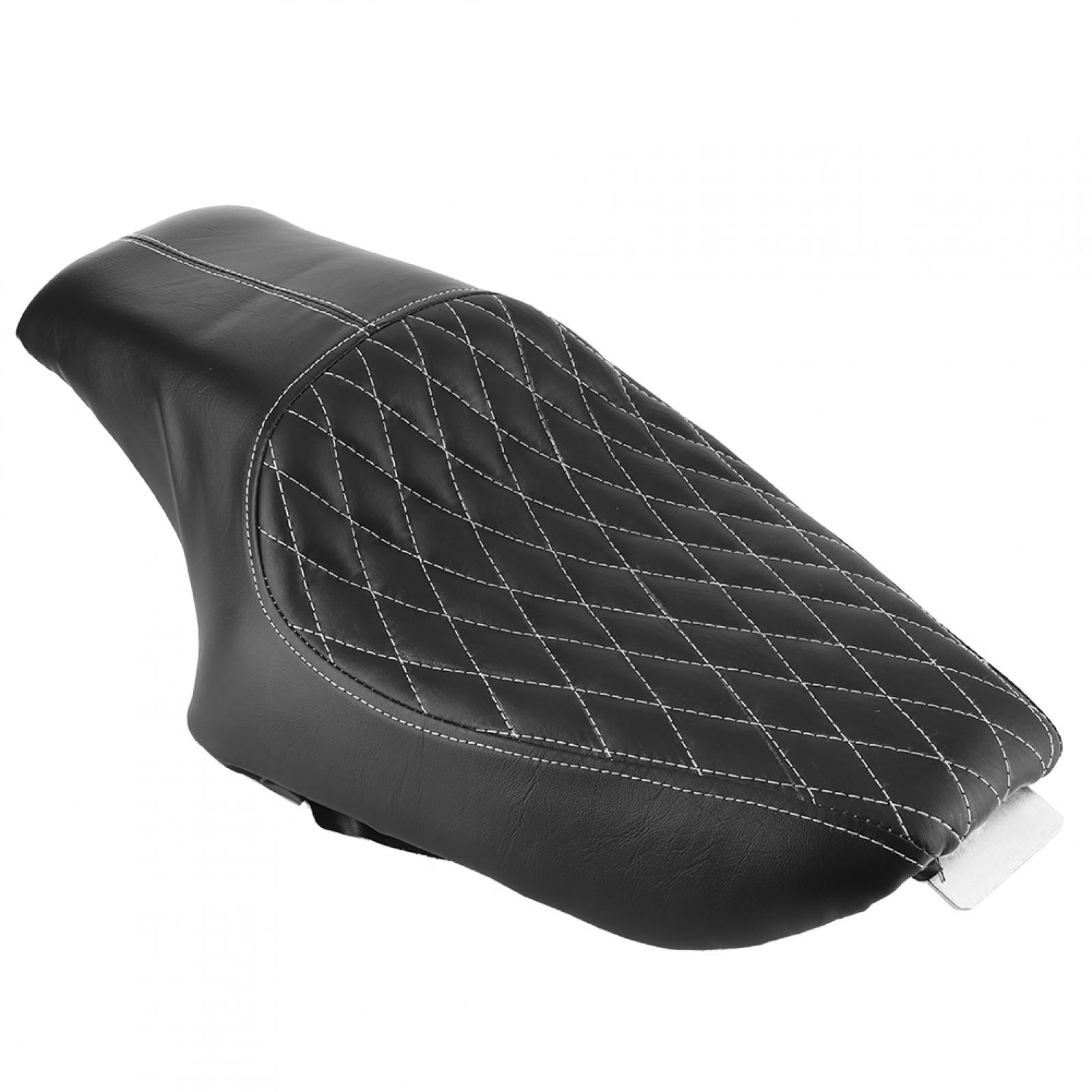 Two-up Seat Cushion Motorcycle Seat Bench Motorcycle Accessory Motorbike Seat Pad Driver Passenger Two Up Seat Cushion Motorcycle Parts Fit For XL Iron 883 1200 48Rhombus