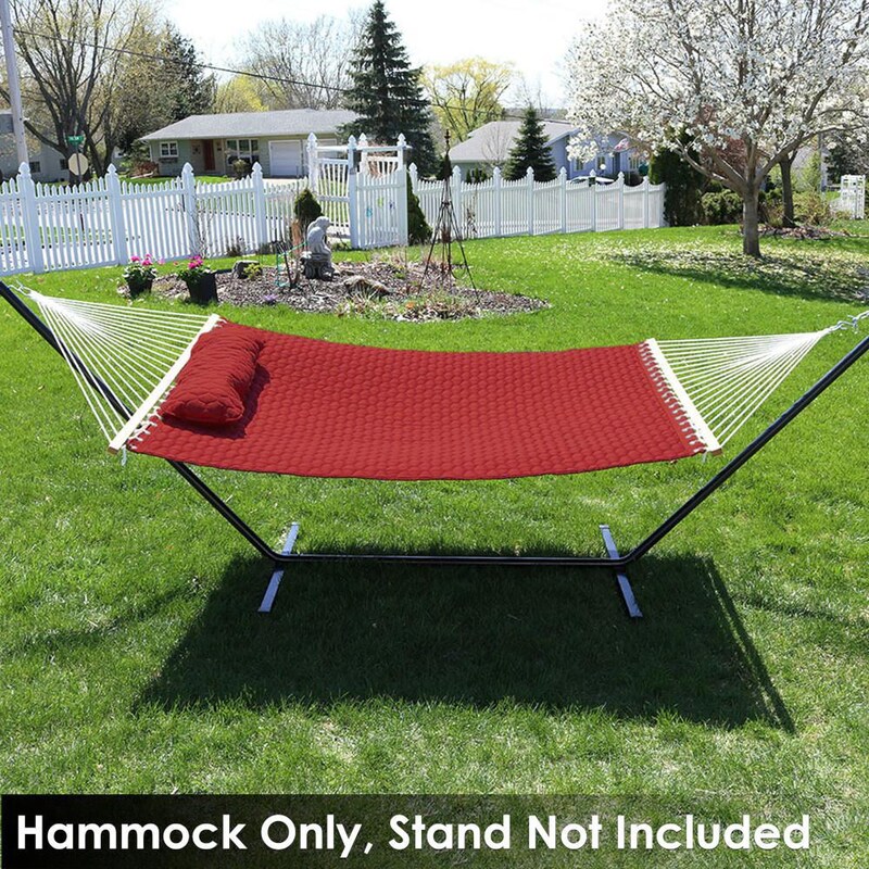 Ultimate Patio Quilted Double Hammock w/ Pillow