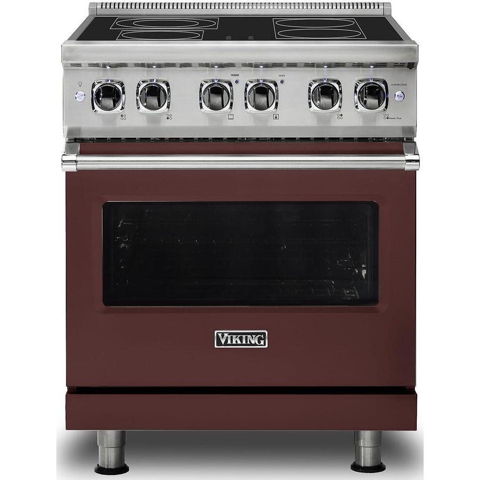 Viking 30-inch Freestanding Electric Range with SoftLit LED Lights VER5301-4BKA