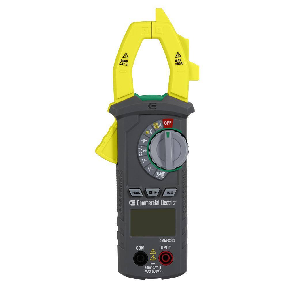 Commercial Electric Clamp Meter with Temperature CMM-2033