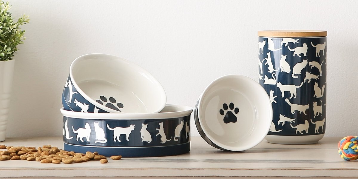 Bone Dry Meow Set Cat Bowl