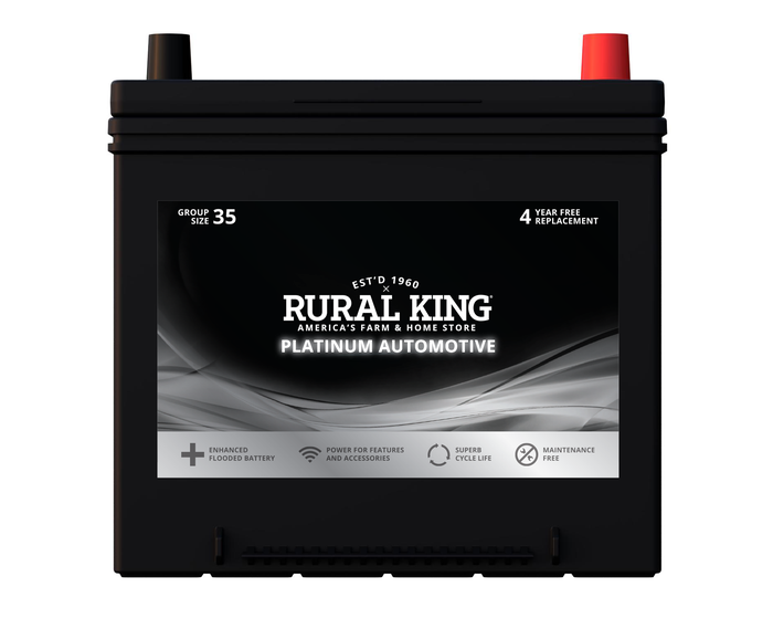 Rural King Platinum EFB Automotive Battery - RK-EFB35