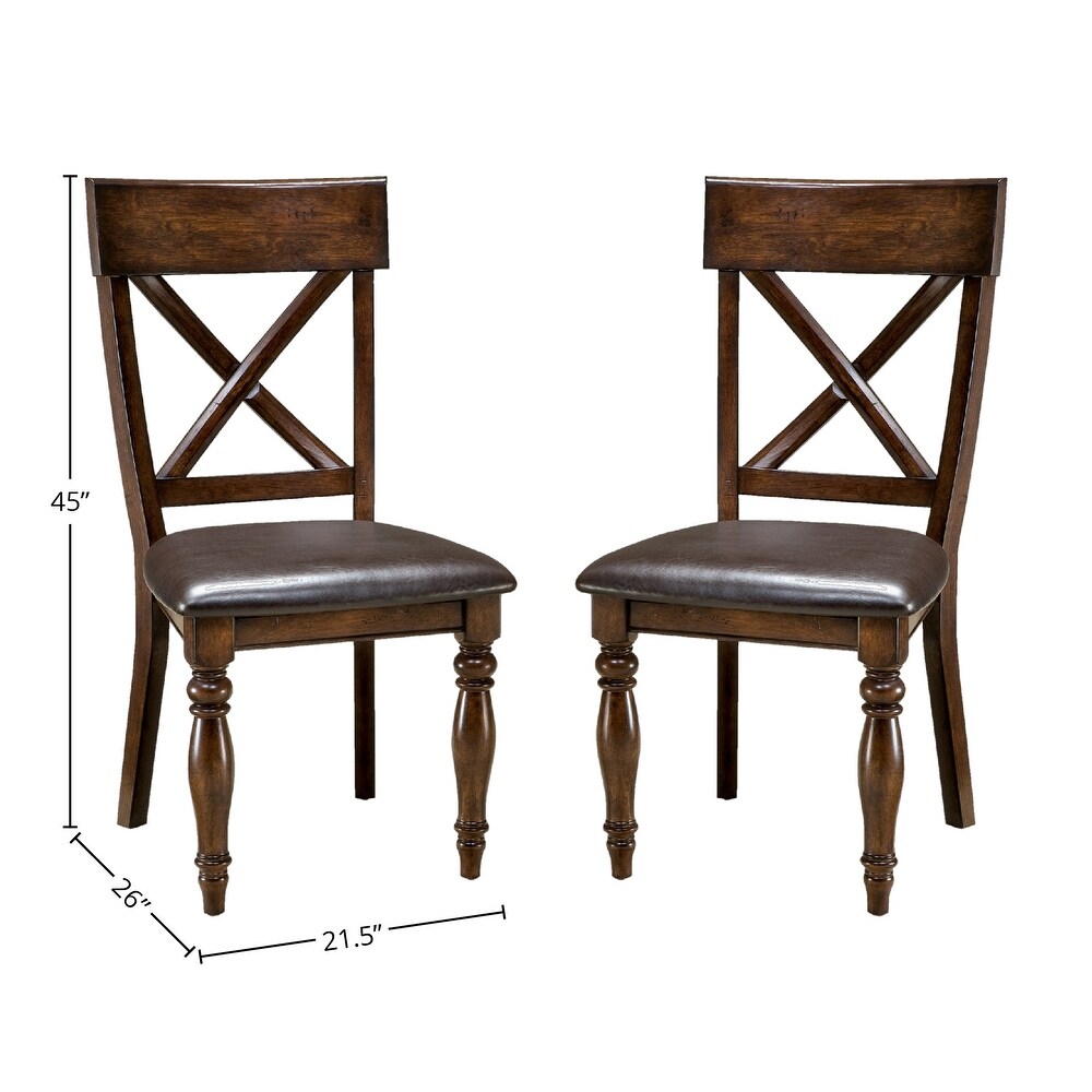 Kingston Raisin X Back Dining Chair (Set of 2)