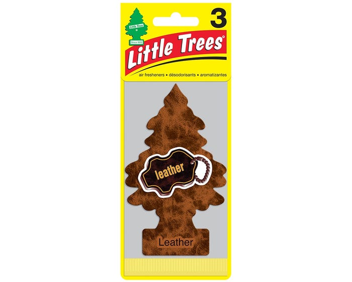 Little Tree 3-Pack Air Freshener Leather