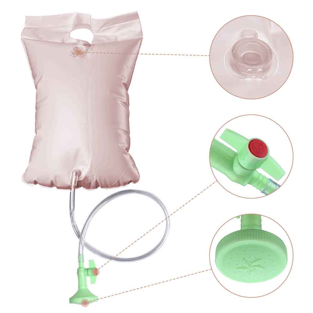 Yescom Inflatable Shampoo Bowls w/Hose Sprayer Water Bag 2ct/Pack