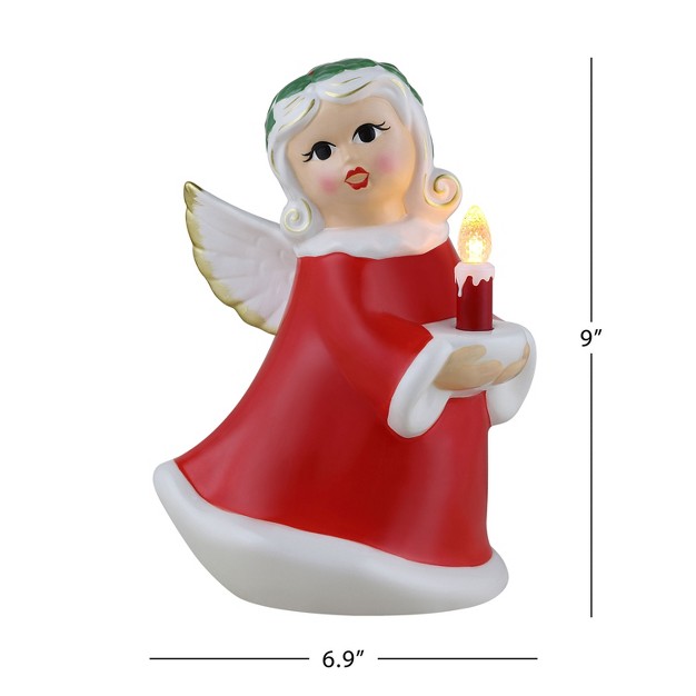 Nostalgic Ceramic Lit White Angel