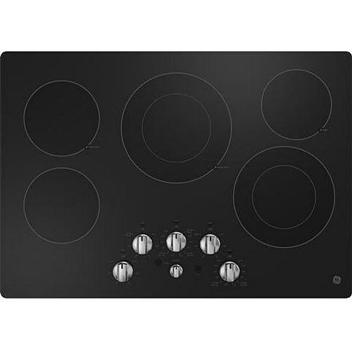 GE 30-inch Built-in Electric Cooktop JEP5030DTBB