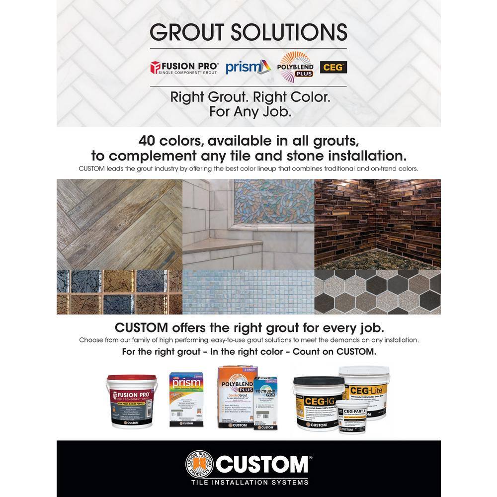 Custom Building Products Prism #145 Light Smoke 17 lb. Ultimate Performance Grout PG14517T