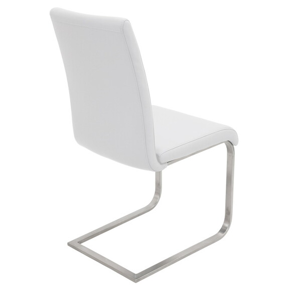 Foster Contemporary Dining Chair in Stainless Stee...