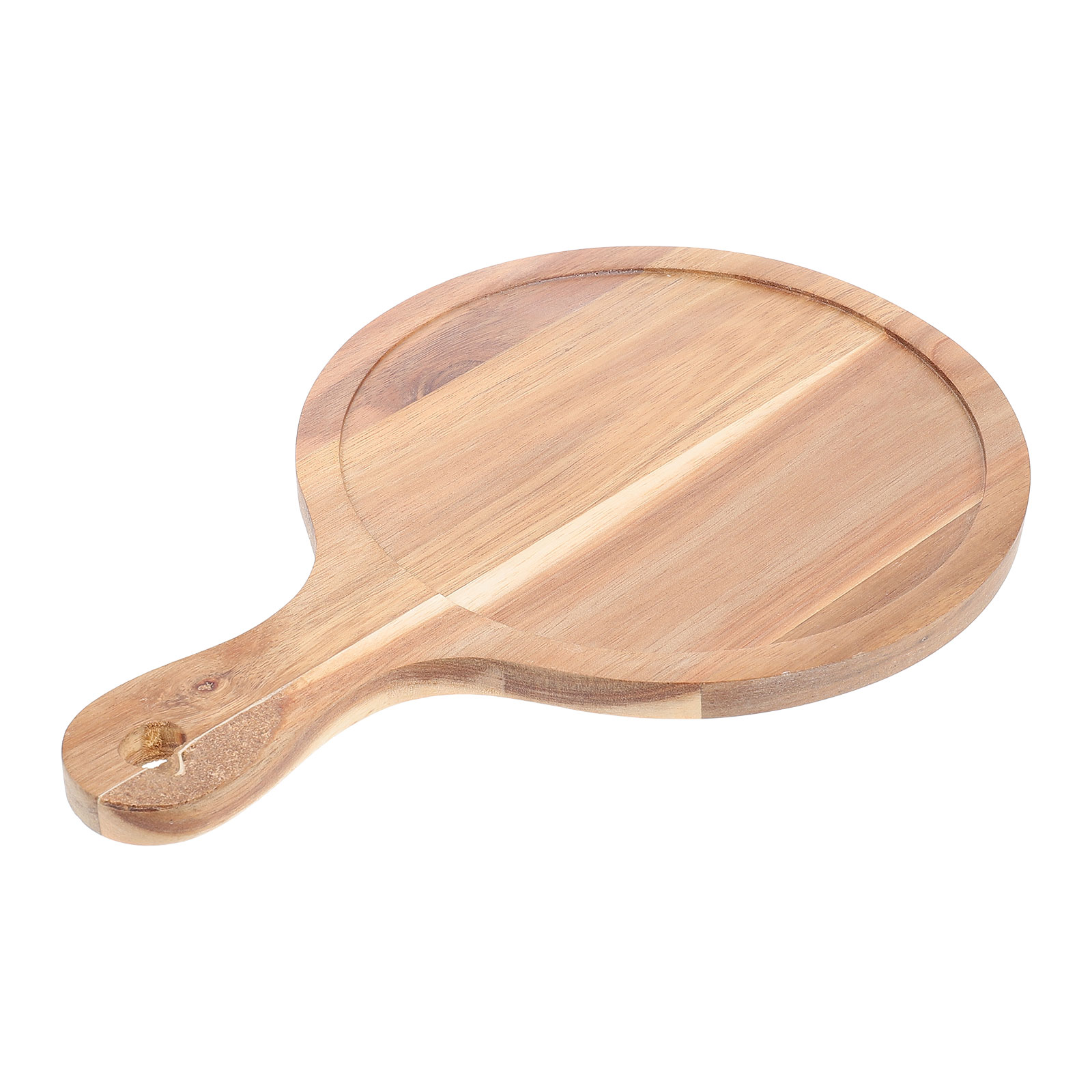 Board Pizza Cutting Wooden Wood Cheese Plate Cut Bread Round Paddle TrayPlatterbread Kitchen Decorative Serving