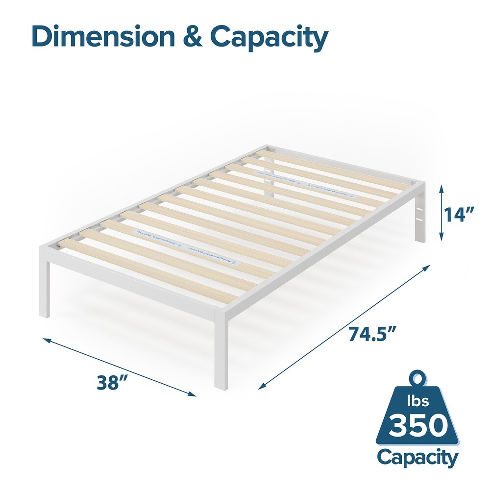 Priage by ZINUS Metal Platform Bed Frame