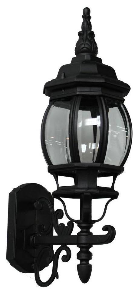 Classico 1 Light AC8090BK Black Outdoor Light   Mediterranean   Outdoor Wall Lights And Sconces   by ARTCRAFT Lighting  Houzz