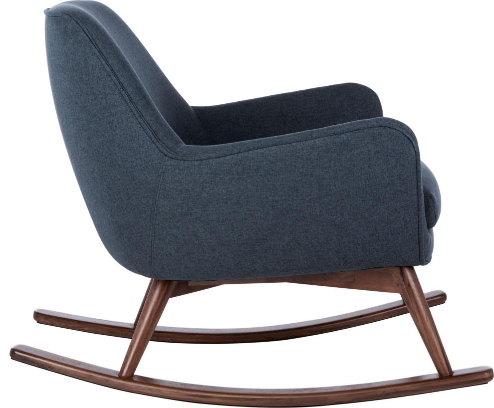 Safavieh Couture Mack Mid Century Rocking Chair   Midcentury   Rocking Chairs   by HedgeApple  Houzz