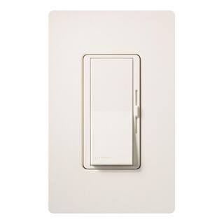 Lutron Diva Dimmer Switch for Magnetic Low Voltage 450-WattSingle-Pole or 3-Way Biscuit (DVSCLV-603P-BI) DVSCLV-603P-BI