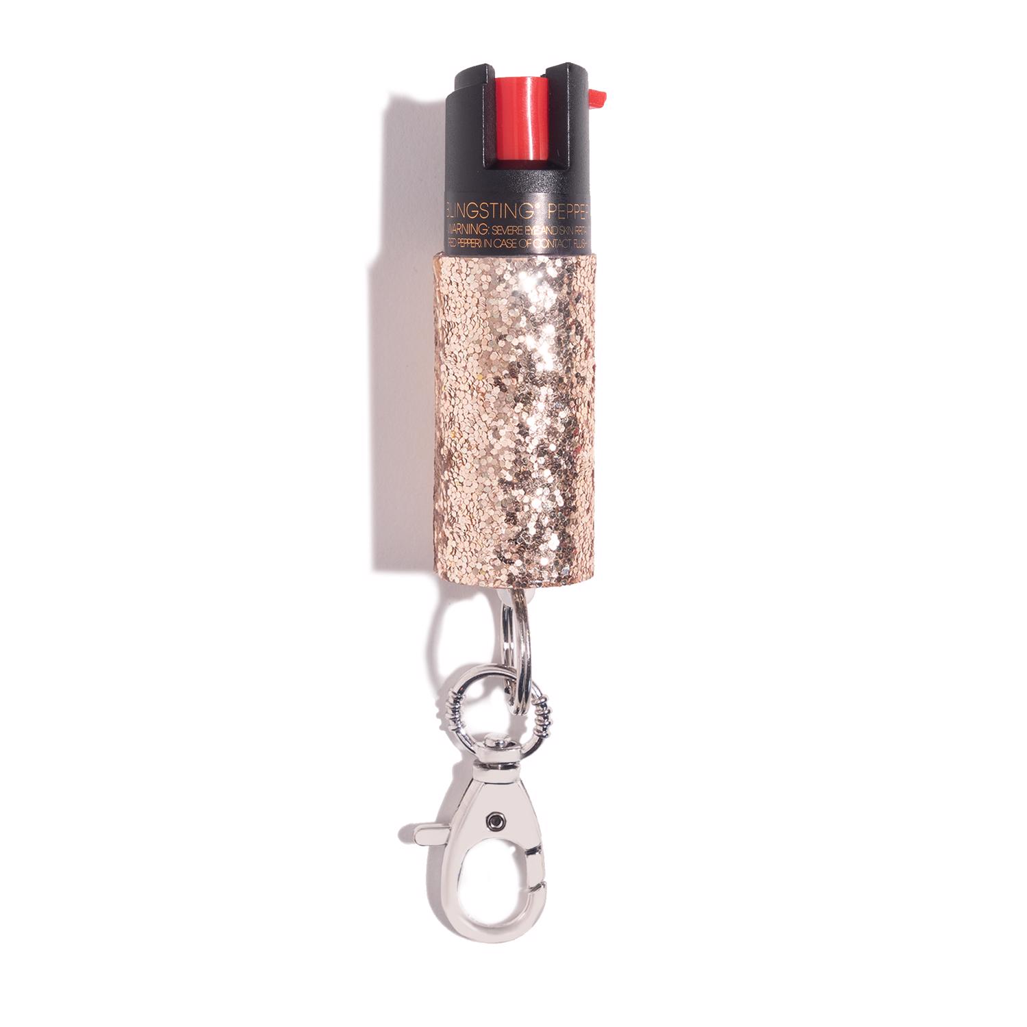 Blingsting Rose Gold Plastic Pepper Spray