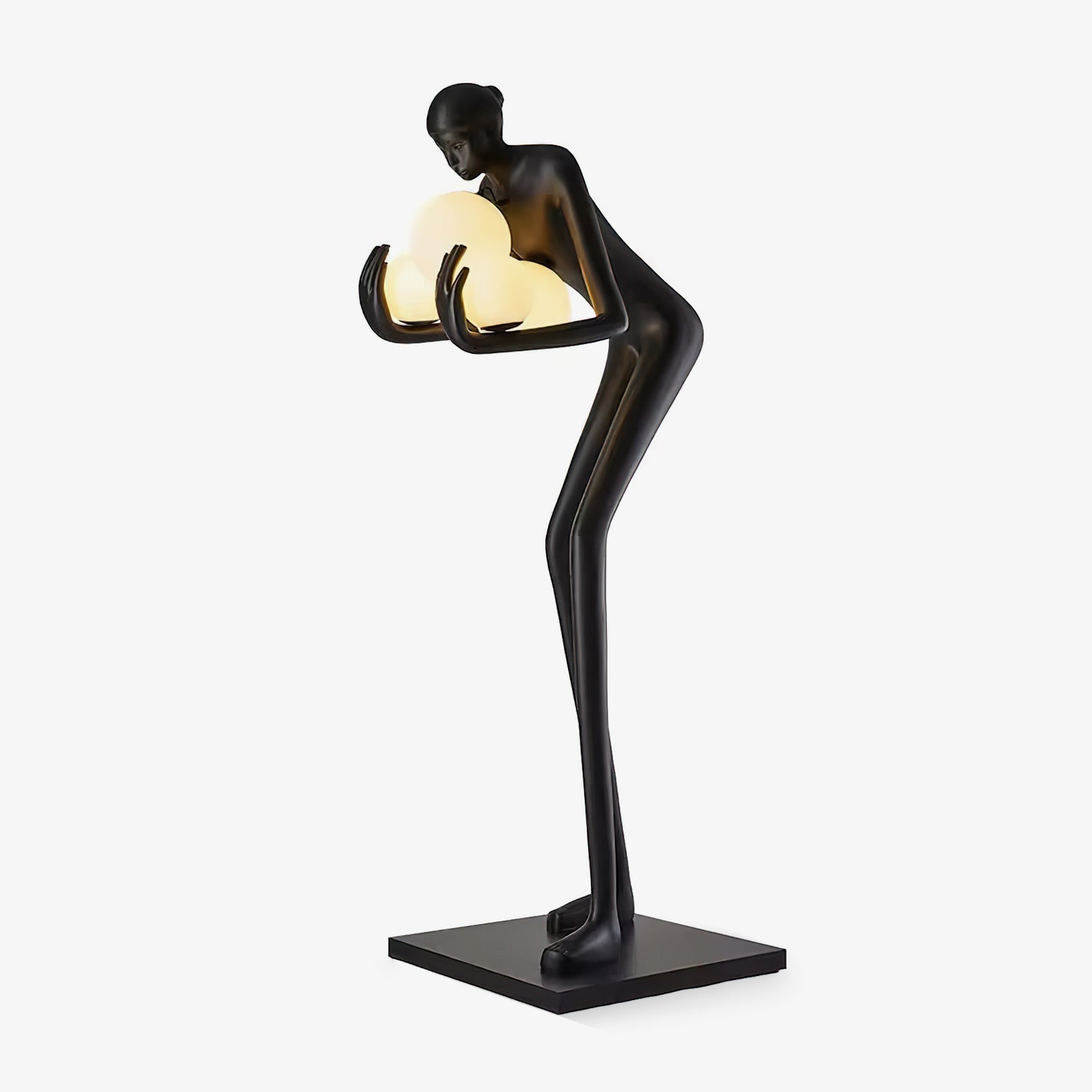 Embrace of Light Sculpture Floor Lamp