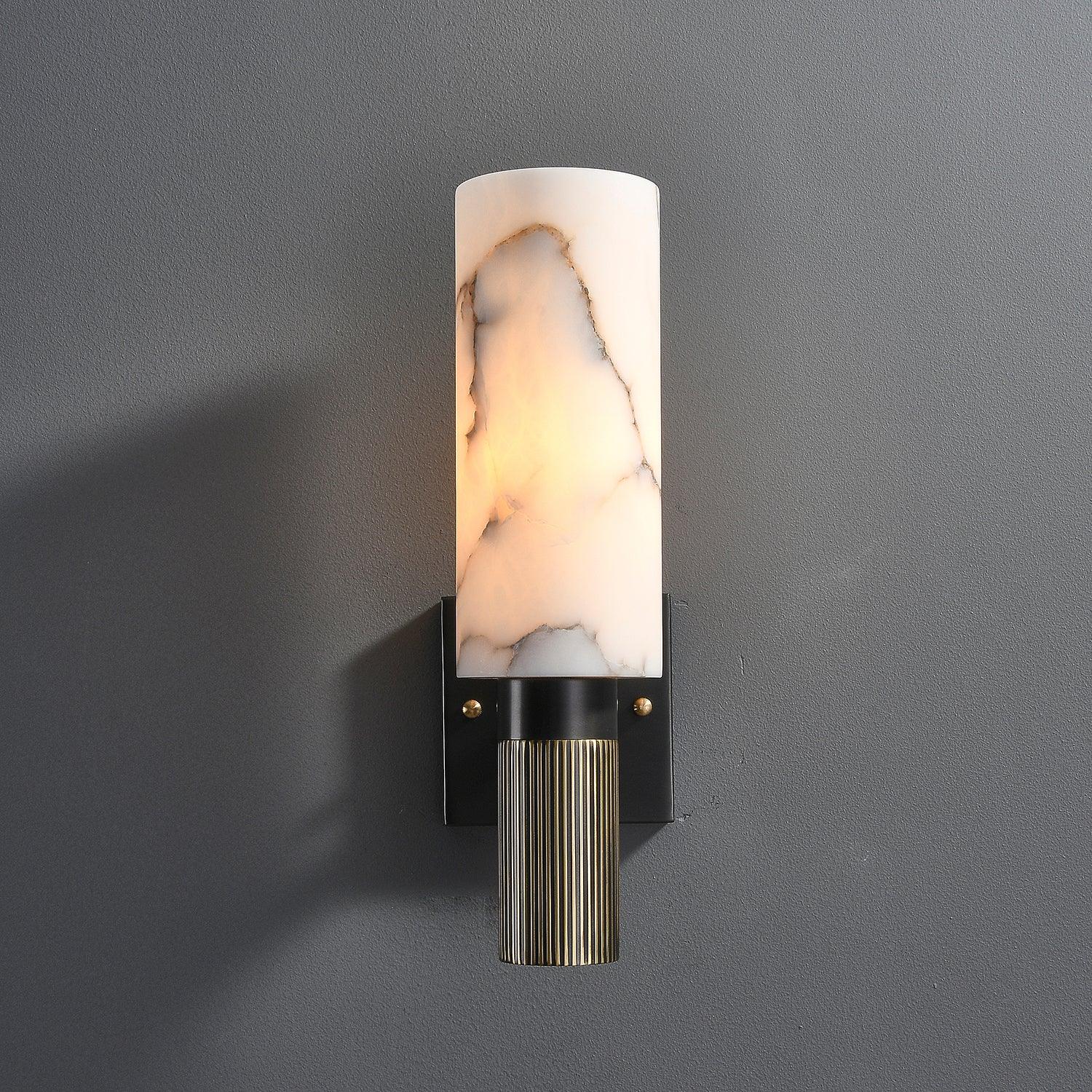 Torch Alabaster Sconce