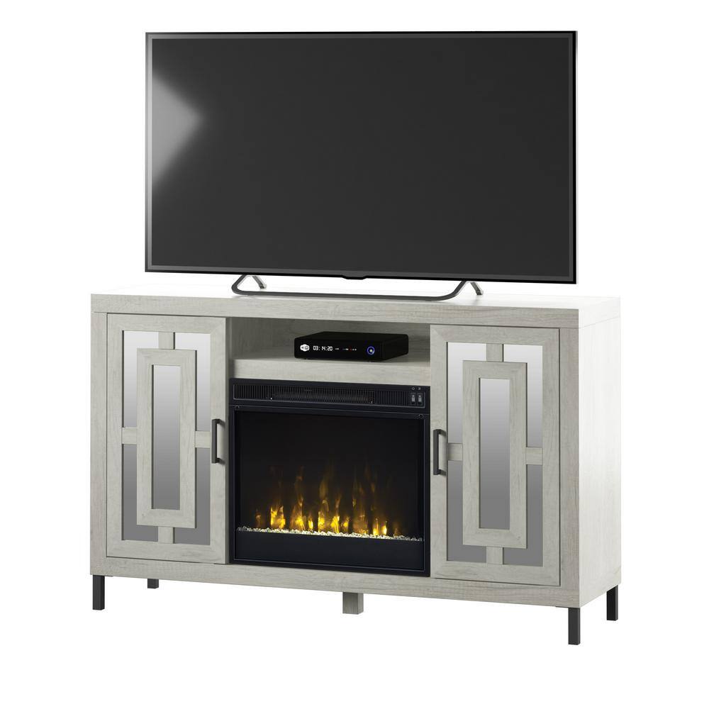 Twin Star Home 55 in. Freestanding Electric Fireplace TV Stand in Fairfax Oak 123834